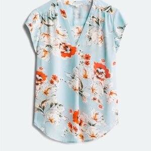 Floral V-Neck Women’s Top